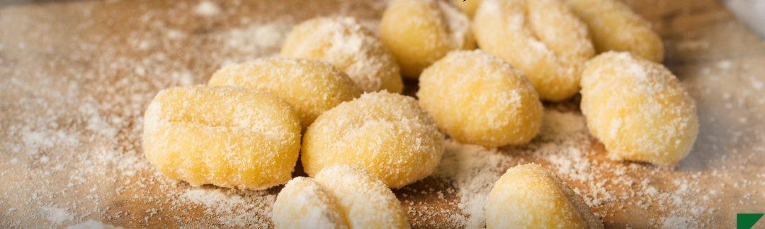 Gnocchi de papa recién hechos